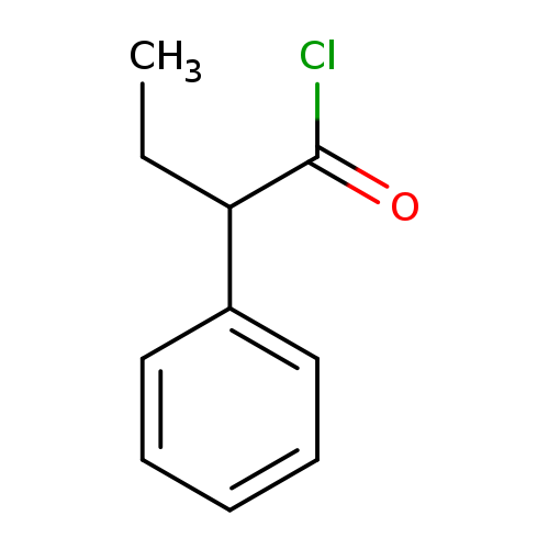 CCC(c1ccccc1)C(=O)Cl