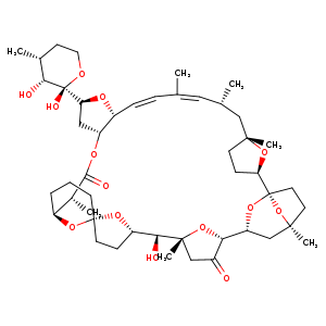 C/C/1=C[C@H](C)C[C@@]2(C)CC[C@@H](O2)[C@@]23CC[C@](O3)(C[C@@H](O2)[C@H]2O[C@](CC2=O)([C@H]([C@H]2O[C@@]3(O[C@H]([C@H](C(=O)O[C@H]4[C@@H](C=C1)O[C@@H](C4)[C@@]1(O)OCC[C@H]([C@H]1O)C)C)CCC3)CC2)O)C)C