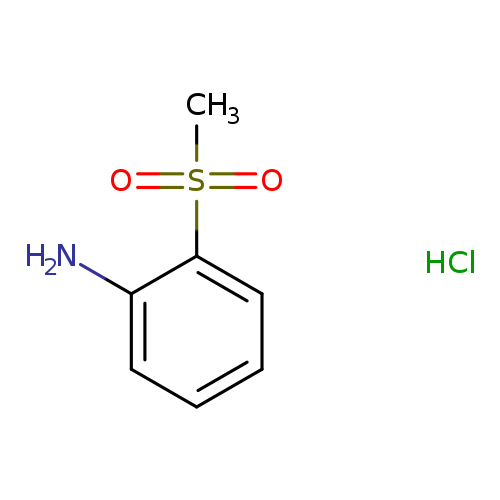 Nc1ccccc1S(=O)(=O)C.Cl