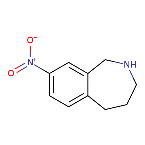 [O-][N+](=O)c1ccc2c(c1)CNCCC2