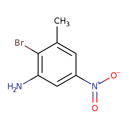 Cc1cc(cc(c1Br)N)[N+](=O)[O-]