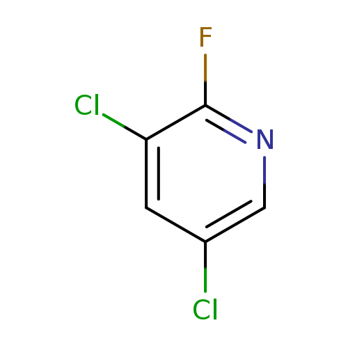 Clc1cnc(c(c1)Cl)F