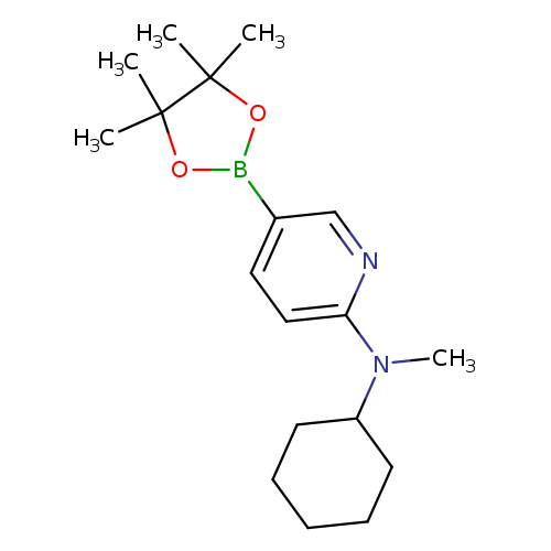 CN(c1ccc(cn1)B1OC(C(O1)(C)C)(C)C)C1CCCCC1