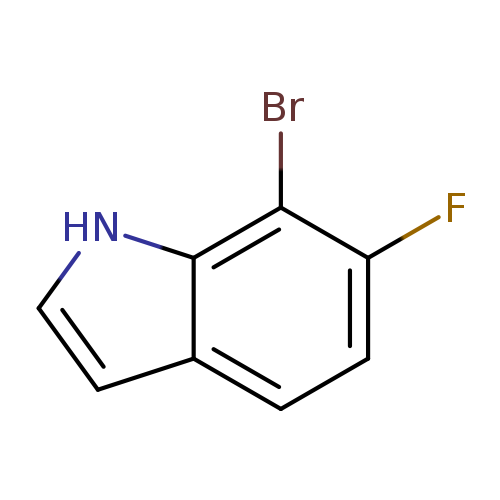 Fc1ccc2c(c1Br)[nH]cc2