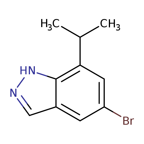 Brc1cc(C(C)C)c2c(c1)cn[nH]2