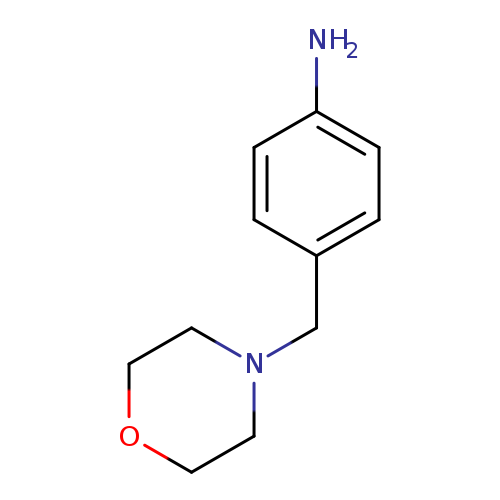 Nc1ccc(cc1)CN1CCOCC1