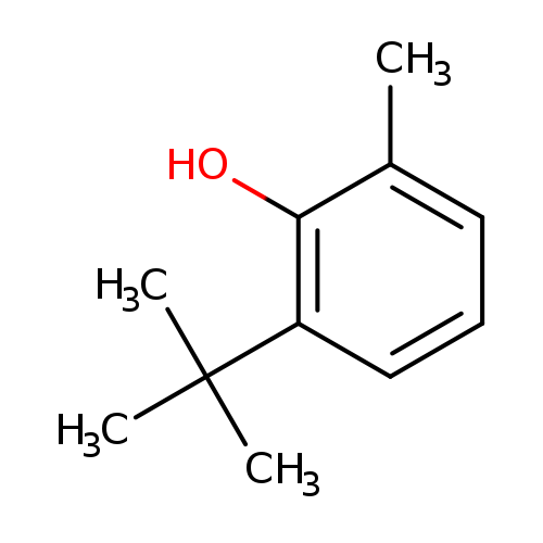 Cc1cccc(c1O)C(C)(C)C