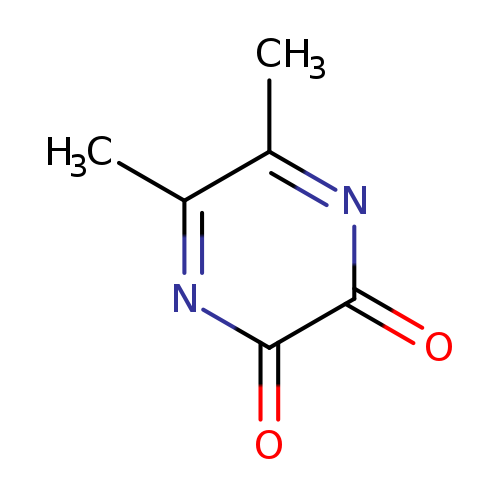 CC1=NC(=O)C(=O)N=C1C