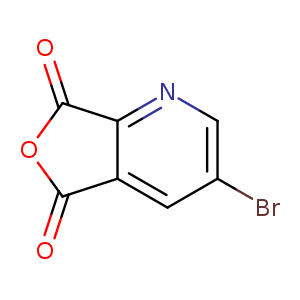 Brc1cc2C(=O)OC(=O)c2nc1