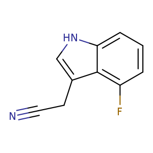 N#CCc1c[nH]c2c1c(F)ccc2