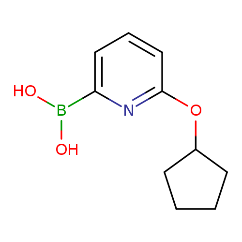 OB(c1cccc(n1)OC1CCCC1)O