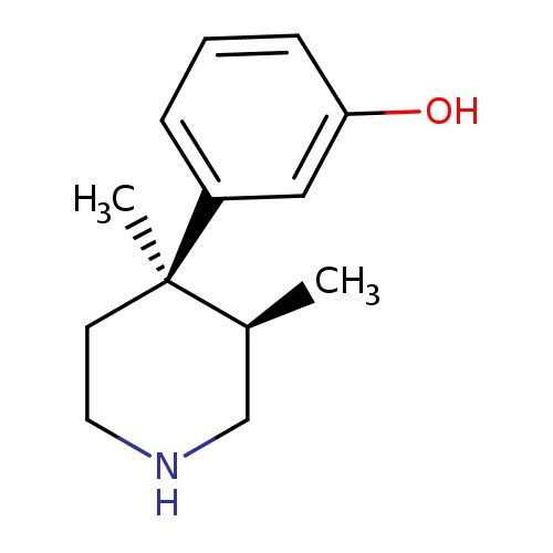 Oc1cccc(c1)[C@]1(C)CCNC[C@@H]1C