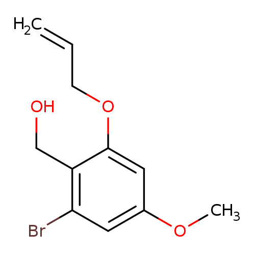 C=CCOc1cc(OC)cc(c1CO)Br