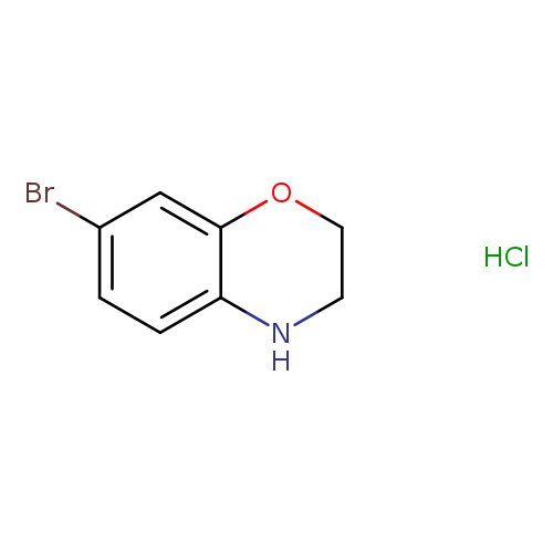 Brc1ccc2c(c1)OCCN2.Cl