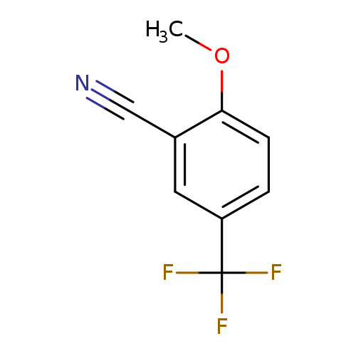 N#Cc1cc(ccc1OC)C(F)(F)F