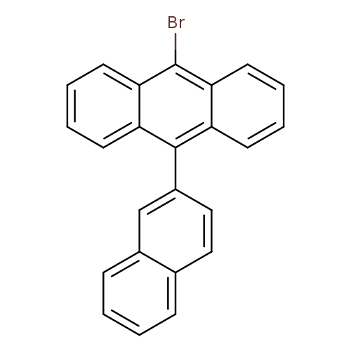 Brc1c2ccccc2c(c2c1cccc2)c1ccc2c(c1)cccc2