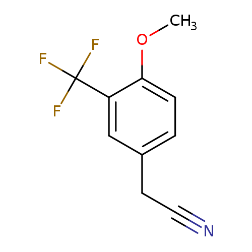 N#CCc1ccc(c(c1)C(F)(F)F)OC