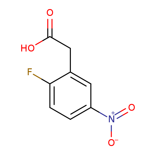 OC(=O)Cc1cc(ccc1F)[N+](=O)[O-]