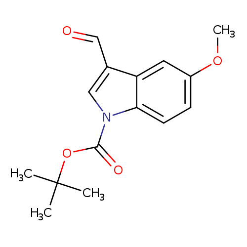 O=Cc1cn(c2c1cc(OC)cc2)C(=O)OC(C)(C)C