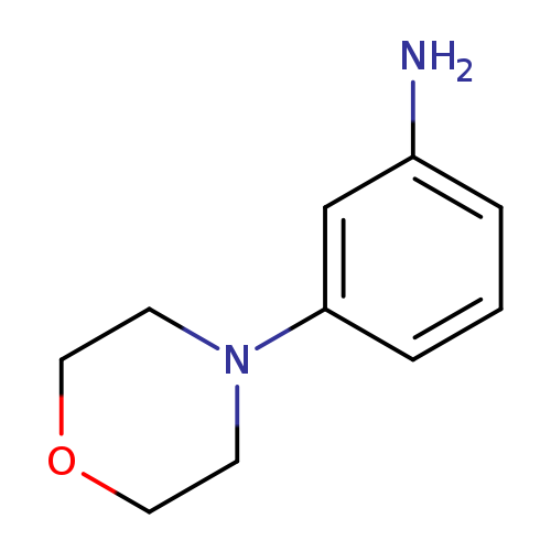 Nc1cccc(c1)N1CCOCC1