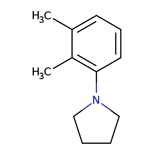 Cc1c(C)cccc1N1CCCC1