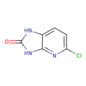 Clc1ccc2c(n1)[nH]c(=O)[nH]2