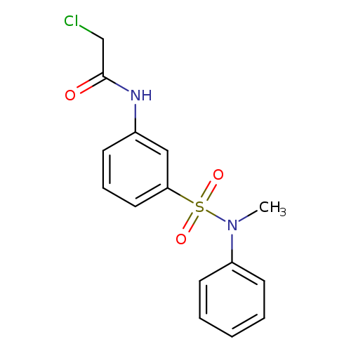 ClCC(=O)Nc1cccc(c1)S(=O)(=O)N(c1ccccc1)C