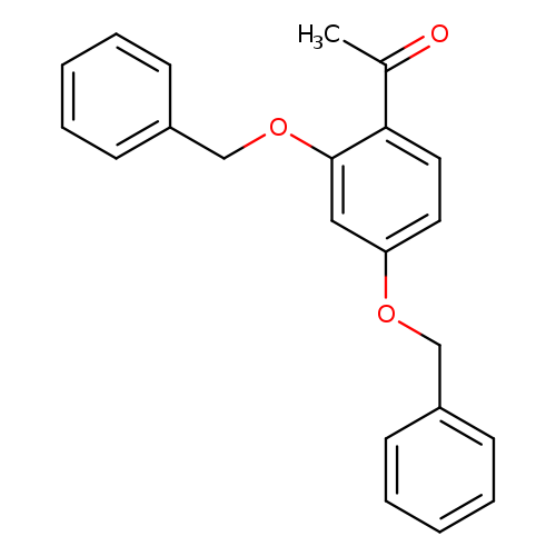 CC(=O)c1ccc(cc1OCc1ccccc1)OCc1ccccc1