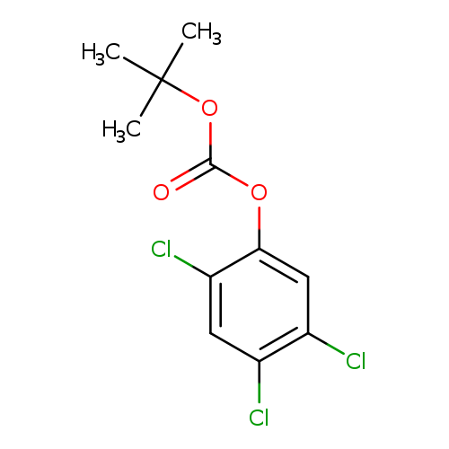 O=C(Oc1cc(Cl)c(cc1Cl)Cl)OC(C)(C)C