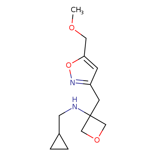 COCc1onc(c1)CC1(COC1)NCC1CC1