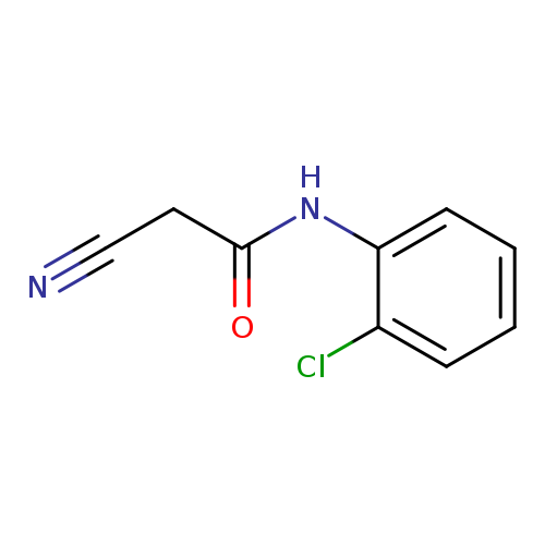 N#CCC(=O)Nc1ccccc1Cl