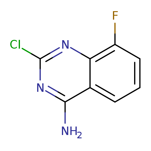 Clc1nc(N)c2c(n1)c(F)ccc2