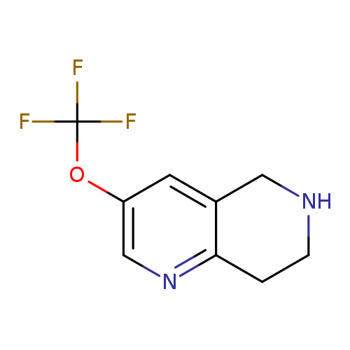 FC(Oc1cnc2c(c1)CNCC2)(F)F