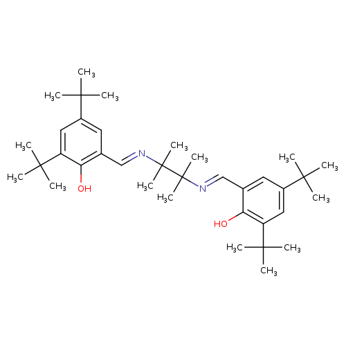 Oc1c(/C=N/C(C(/N=C/c2cc(cc(c2O)C(C)(C)C)C(C)(C)C)(C)C)(C)C)cc(cc1C(C)(C)C)C(C)(C)C