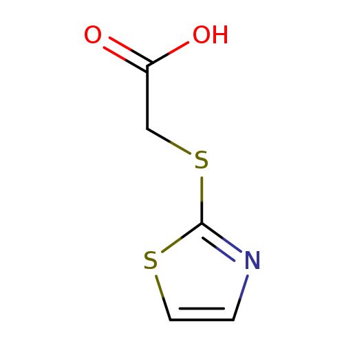 OC(=O)CSc1nccs1