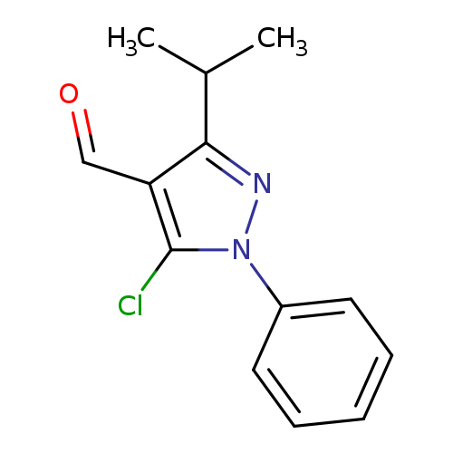 O=Cc1c(Cl)n(nc1C(C)C)c1ccccc1