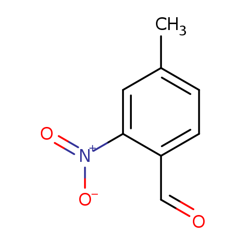 O=Cc1ccc(cc1[N+](=O)[O-])C