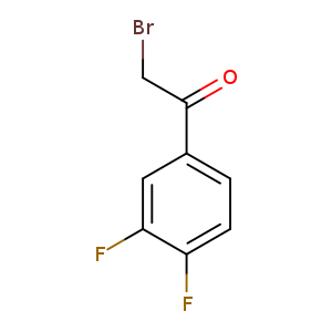 BrCC(=O)c1ccc(c(c1)F)F