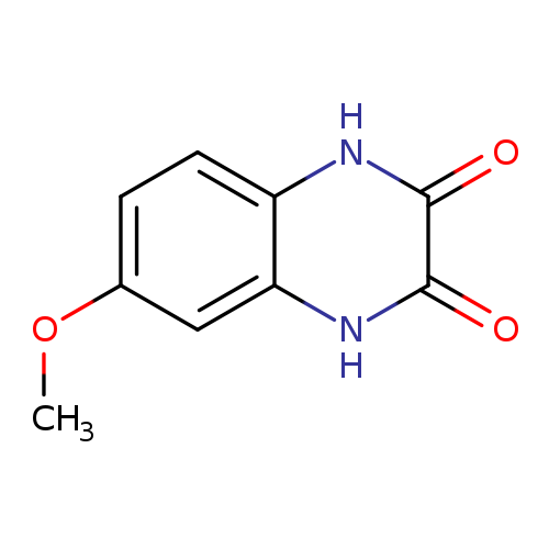 COc1ccc2c(c1)[nH]c(=O)c(=O)[nH]2