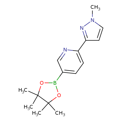 Cn1ccc(n1)c1ccc(cn1)B1OC(C(O1)(C)C)(C)C