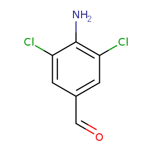O=Cc1cc(Cl)c(c(c1)Cl)N