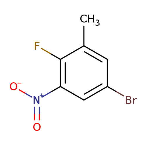 Brc1cc(C)c(c(c1)[N+](=O)[O-])F