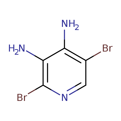 Brc1cnc(c(c1N)N)Br