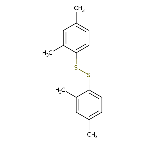 Cc1ccc(c(c1)C)SSc1ccc(cc1C)C