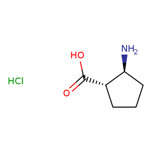 N[C@H]1CCC[C@@H]1C(=O)O.Cl