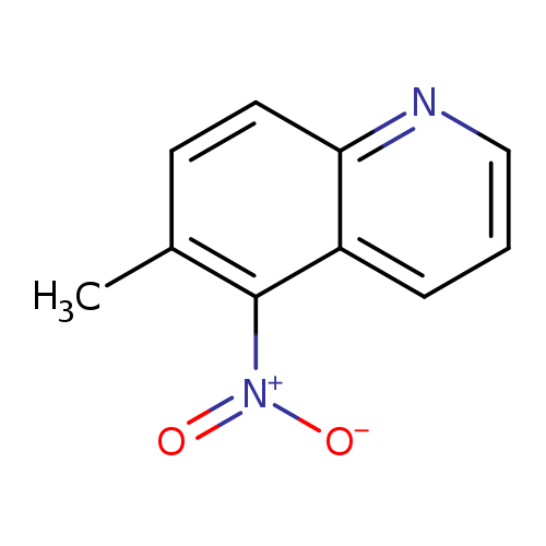 [O-][N+](=O)c1c(C)ccc2c1cccn2