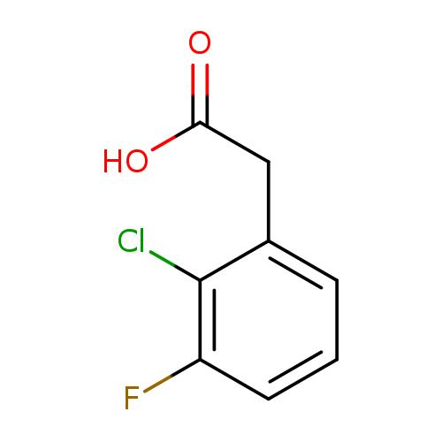 OC(=O)Cc1cccc(c1Cl)F