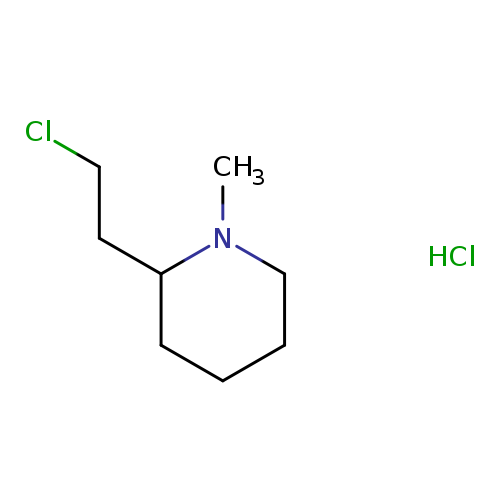 ClCCC1CCCCN1C.Cl