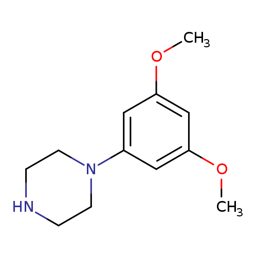 COc1cc(cc(c1)OC)N1CCNCC1