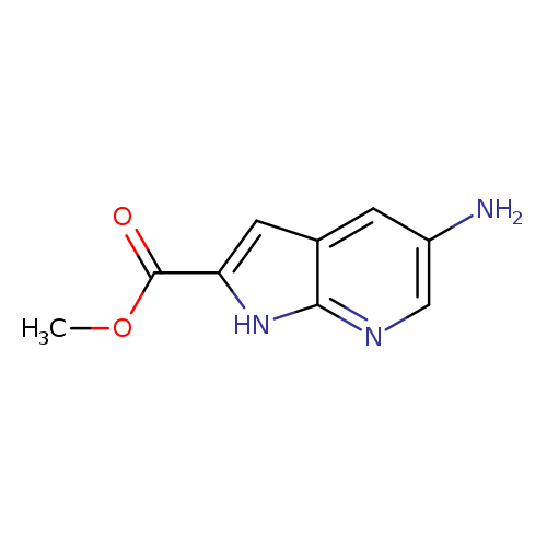 COC(=O)c1cc2c([nH]1)ncc(c2)N